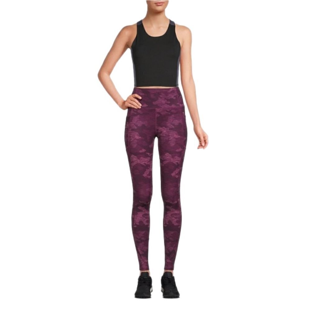 ❤️ 🆕 AVIA active core performance Leggings purple camo  Size XXL